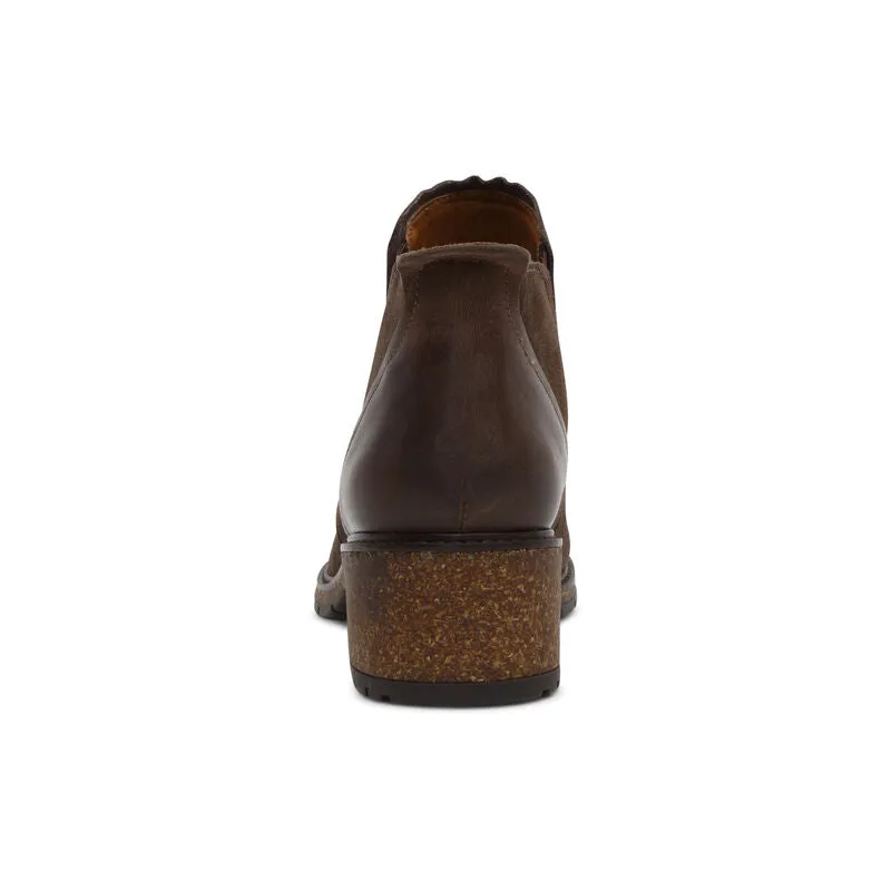  Frankie Twin Gore Ankle Boot in Brown  