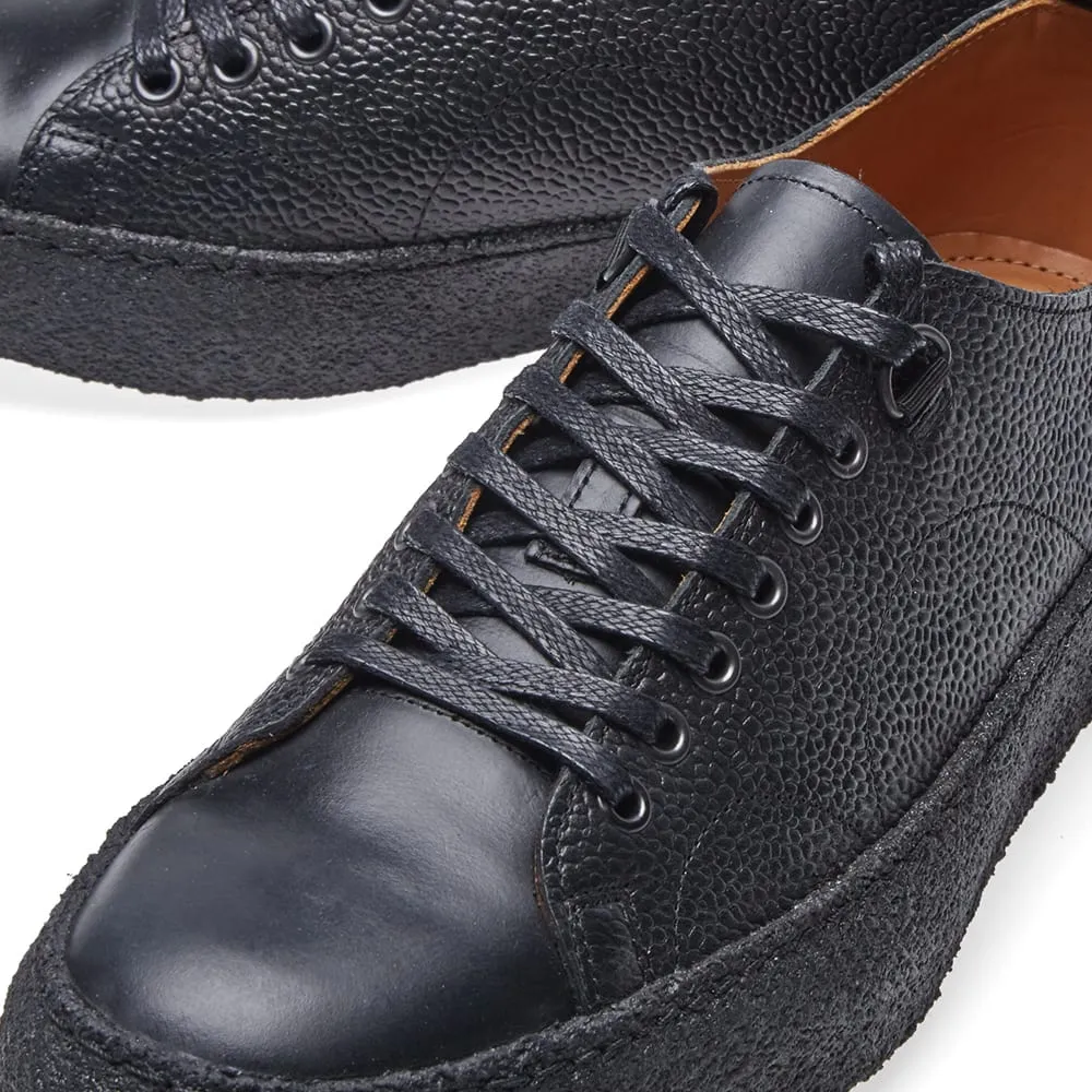 Fred Perry x George Cox Scotch Grain Tennis ShoeBlack