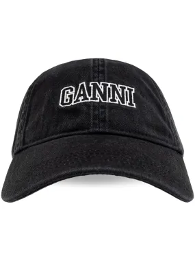 Ganni Logo Baseball Cap