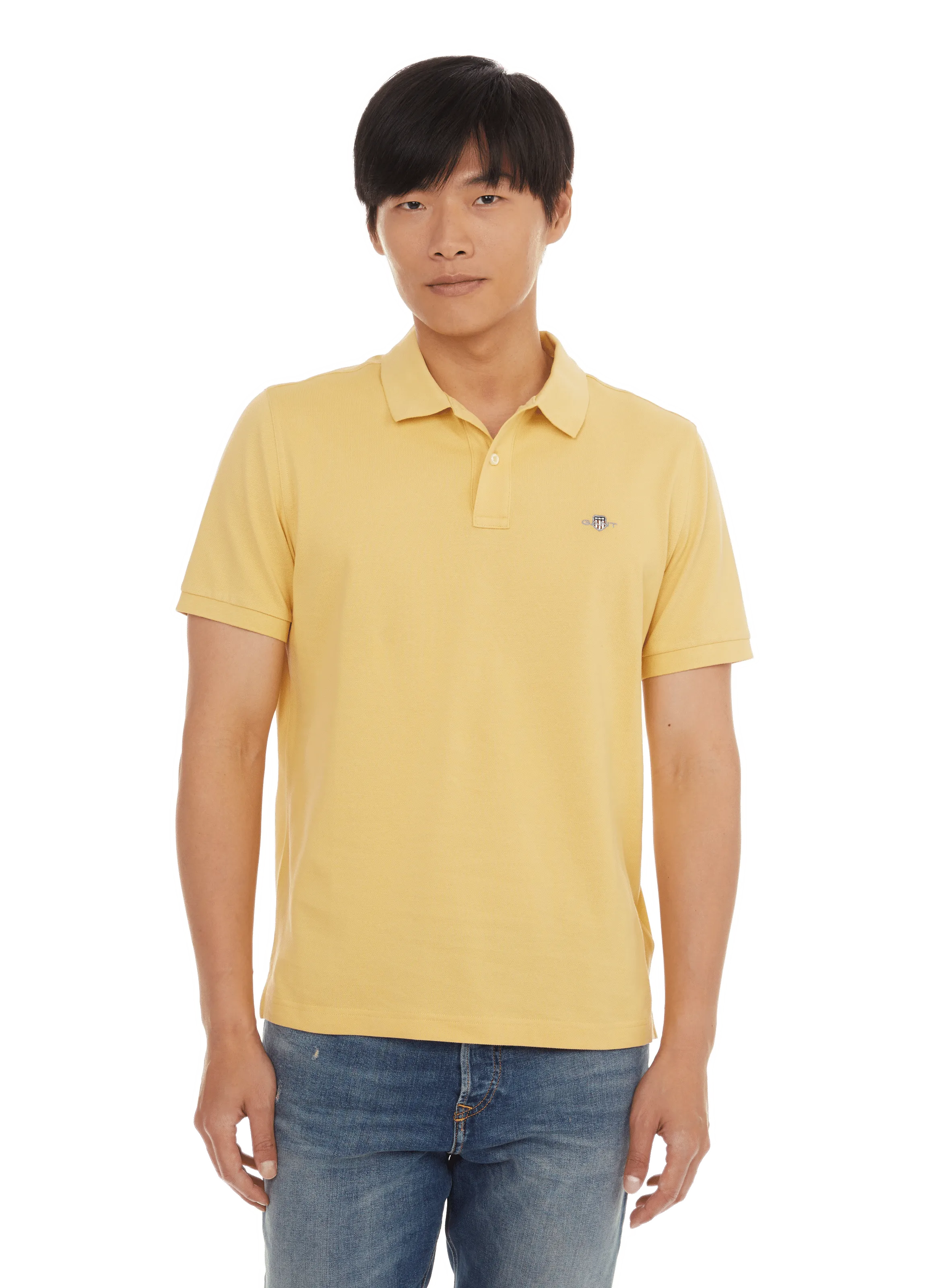 GANT  Cotton polo shirt  - Yellow