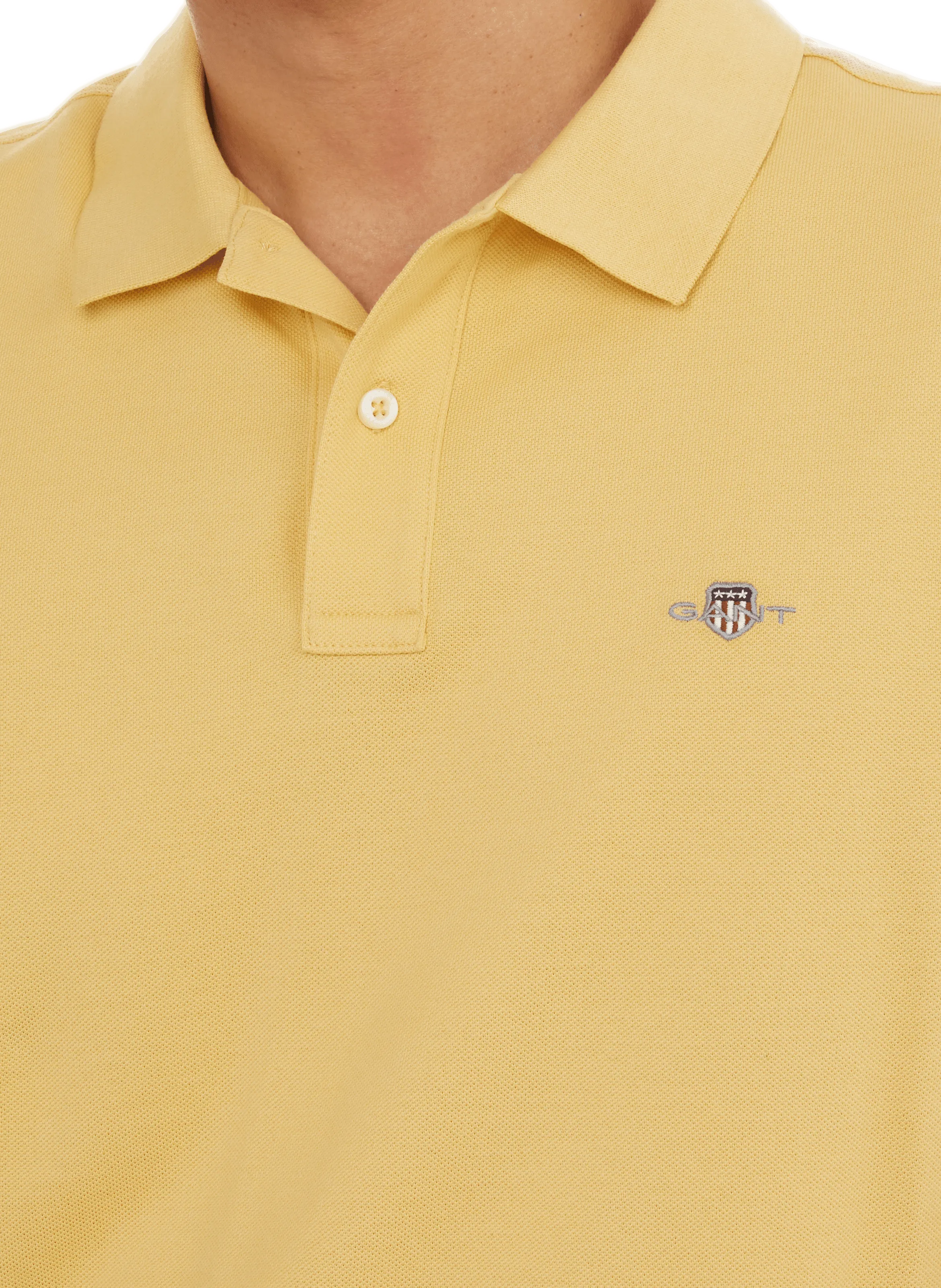 GANT  Cotton polo shirt  - Yellow