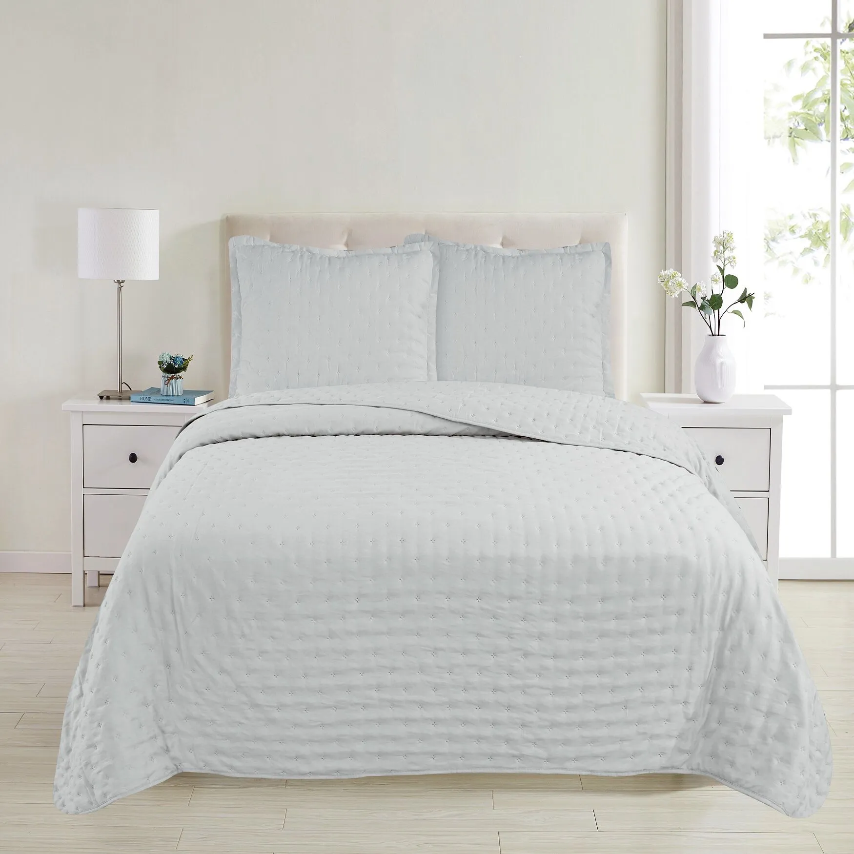 Garment Washed Quilt Set