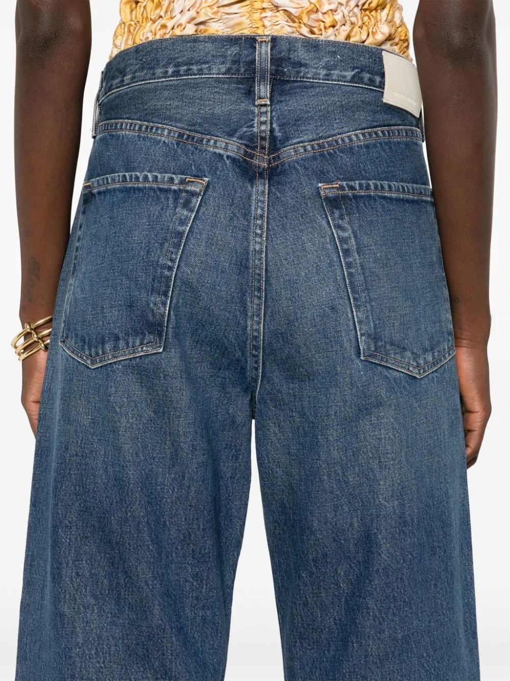 Gaucho wide-leg jeans