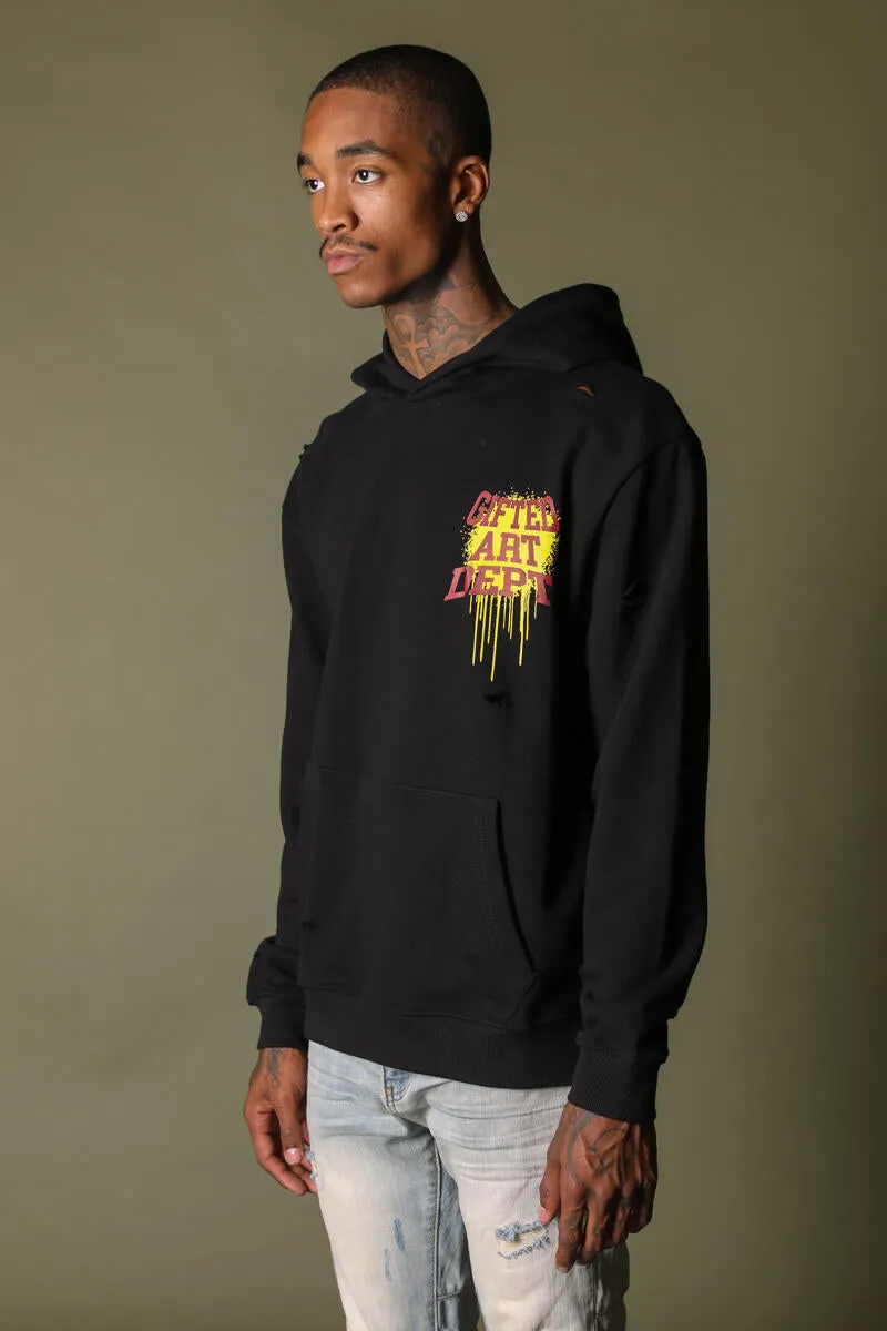 Gftd La Monalisa Black Hoodie