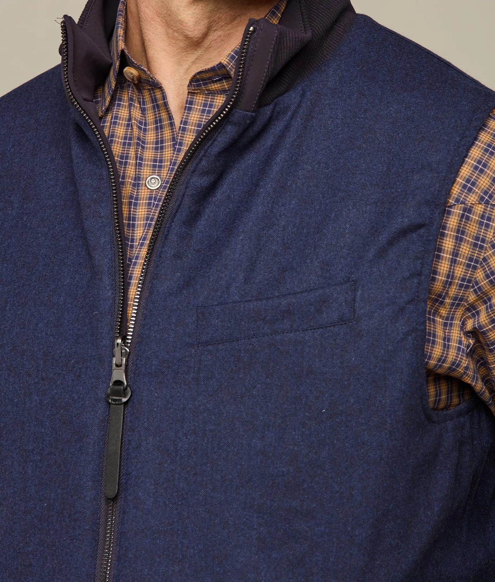 Gilroy Reversible Vest :: Navy