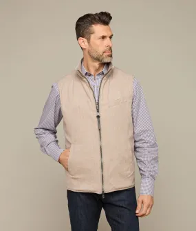 Gilroy Reversible Vest :: Oatmeal