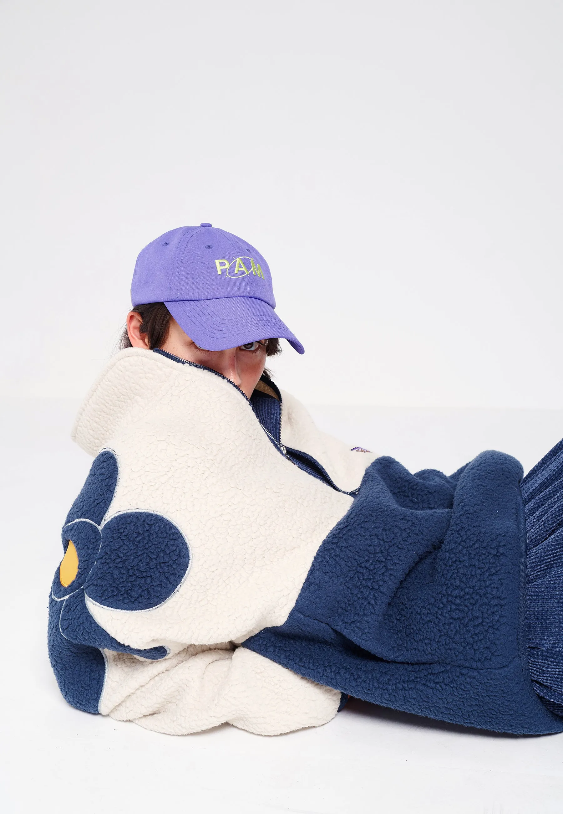 G.L Ellipse Fluro Baseball Cap - royal