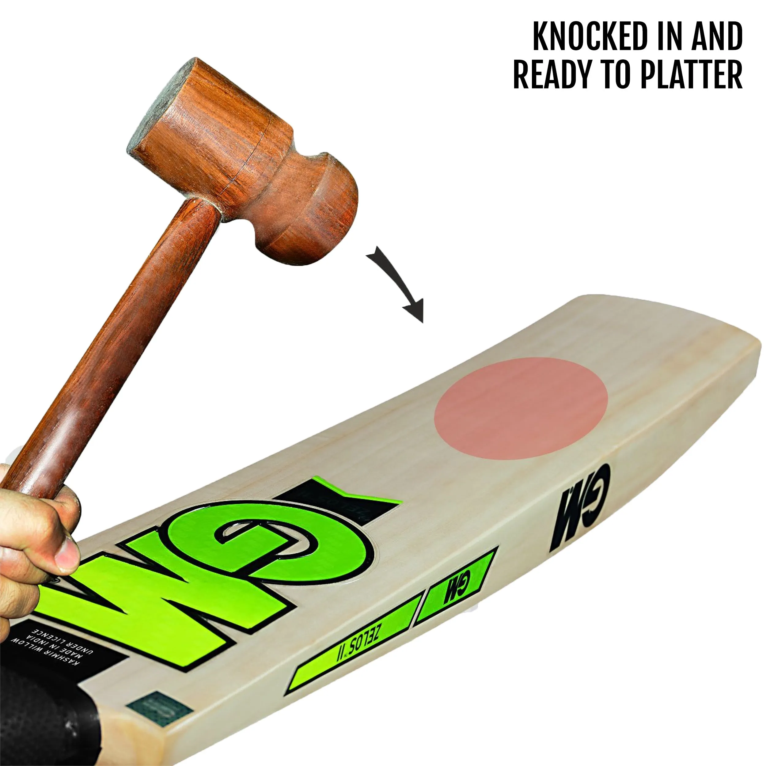 GM Zelos II 101 Kashmir Willow Cricket Bat -SH