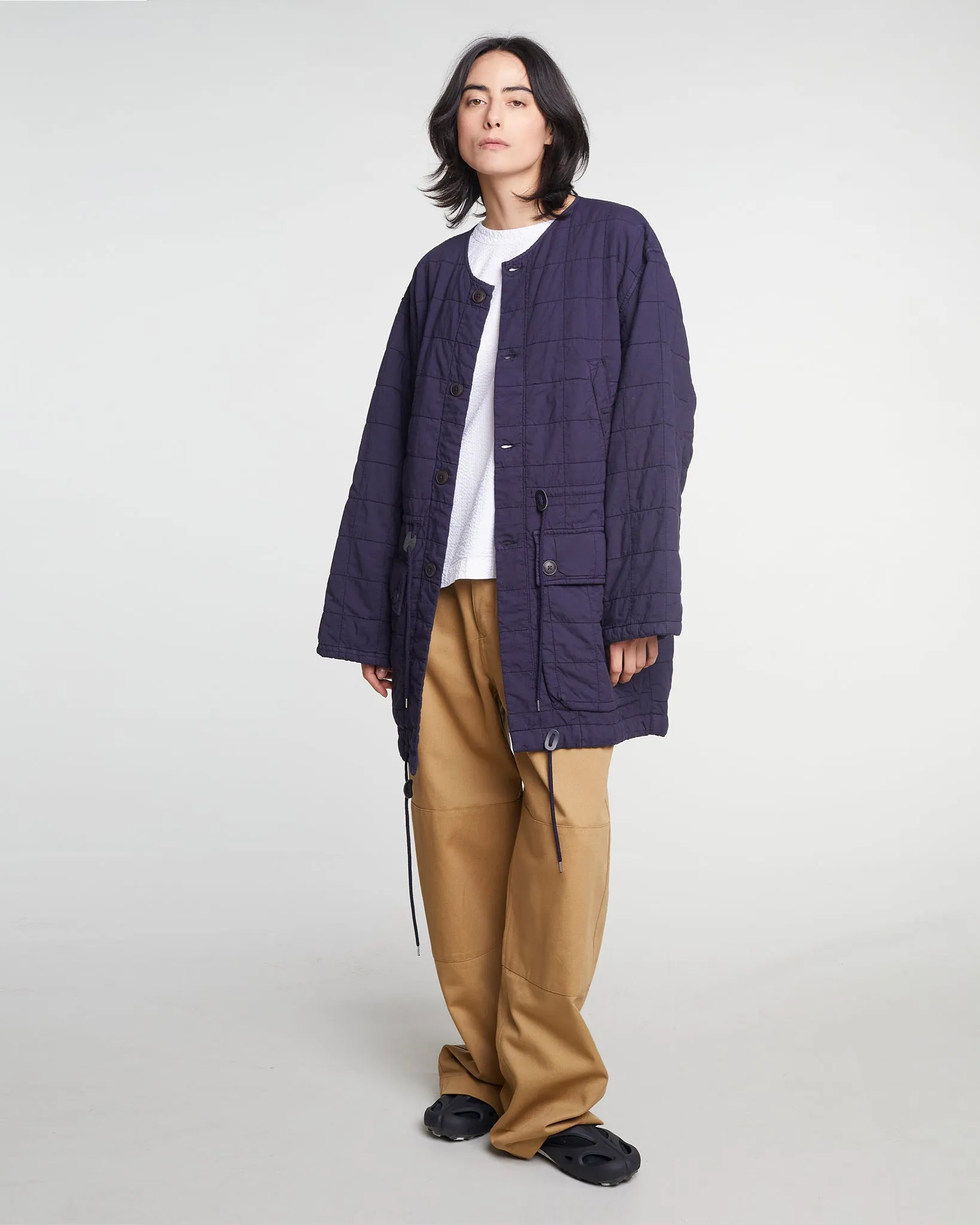 G.o.D Power Liner Cotton Quilt Dark Navy