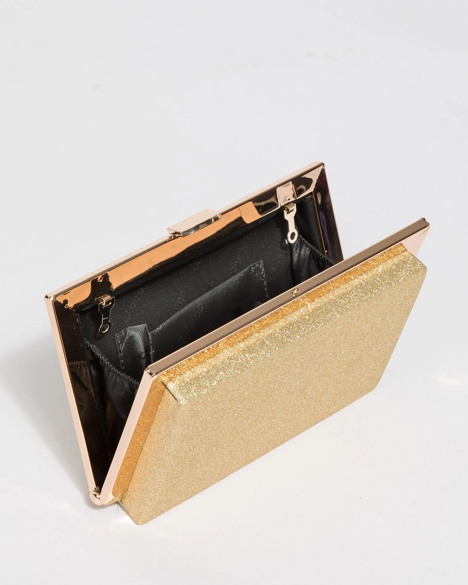 Gold Aisha Clutch Bag