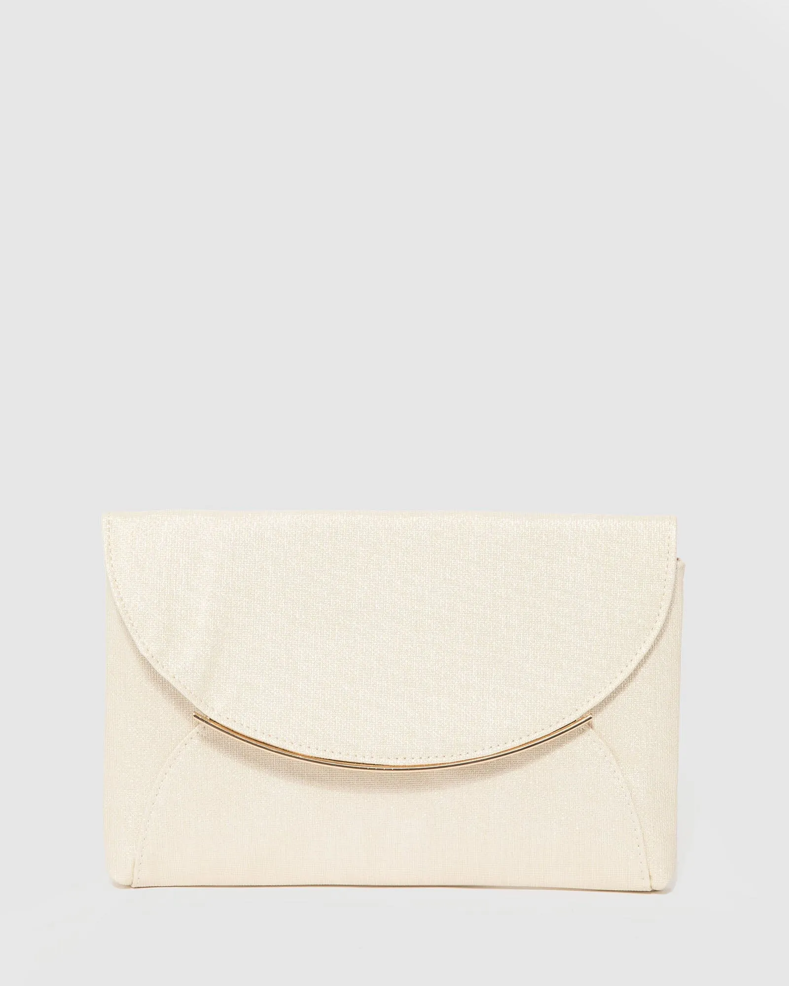 Gold Dalila Envelope Clutch Bag