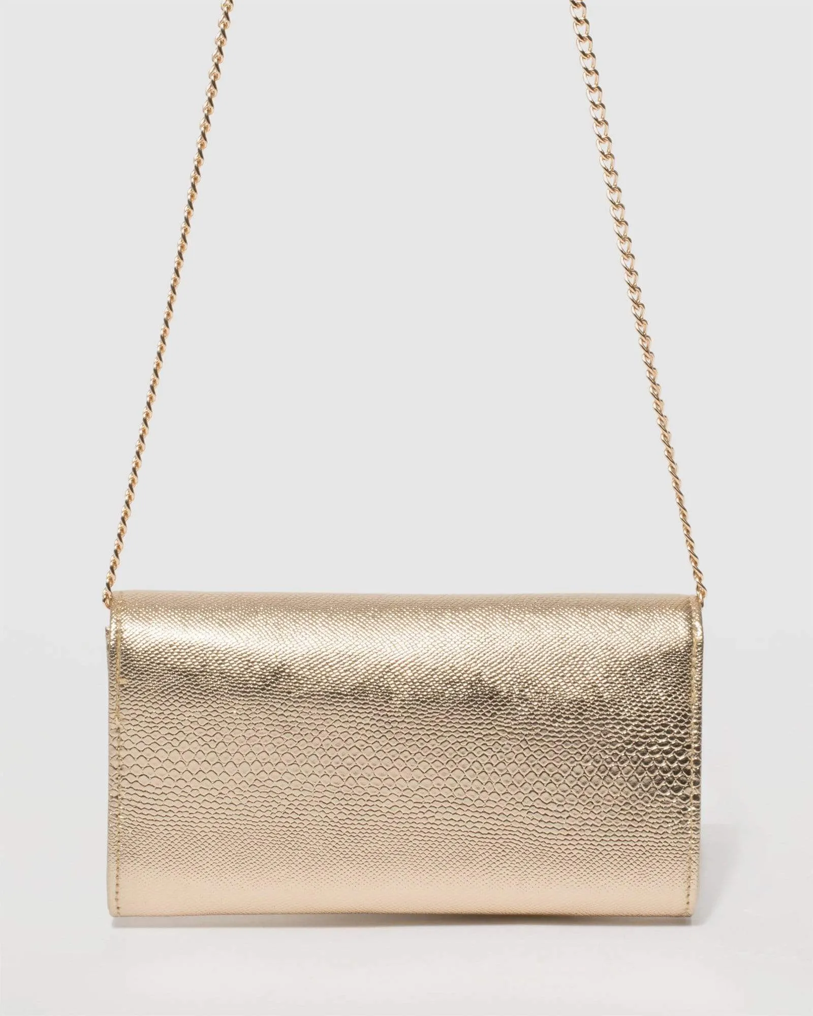 Gold Jordan Clutch Bag