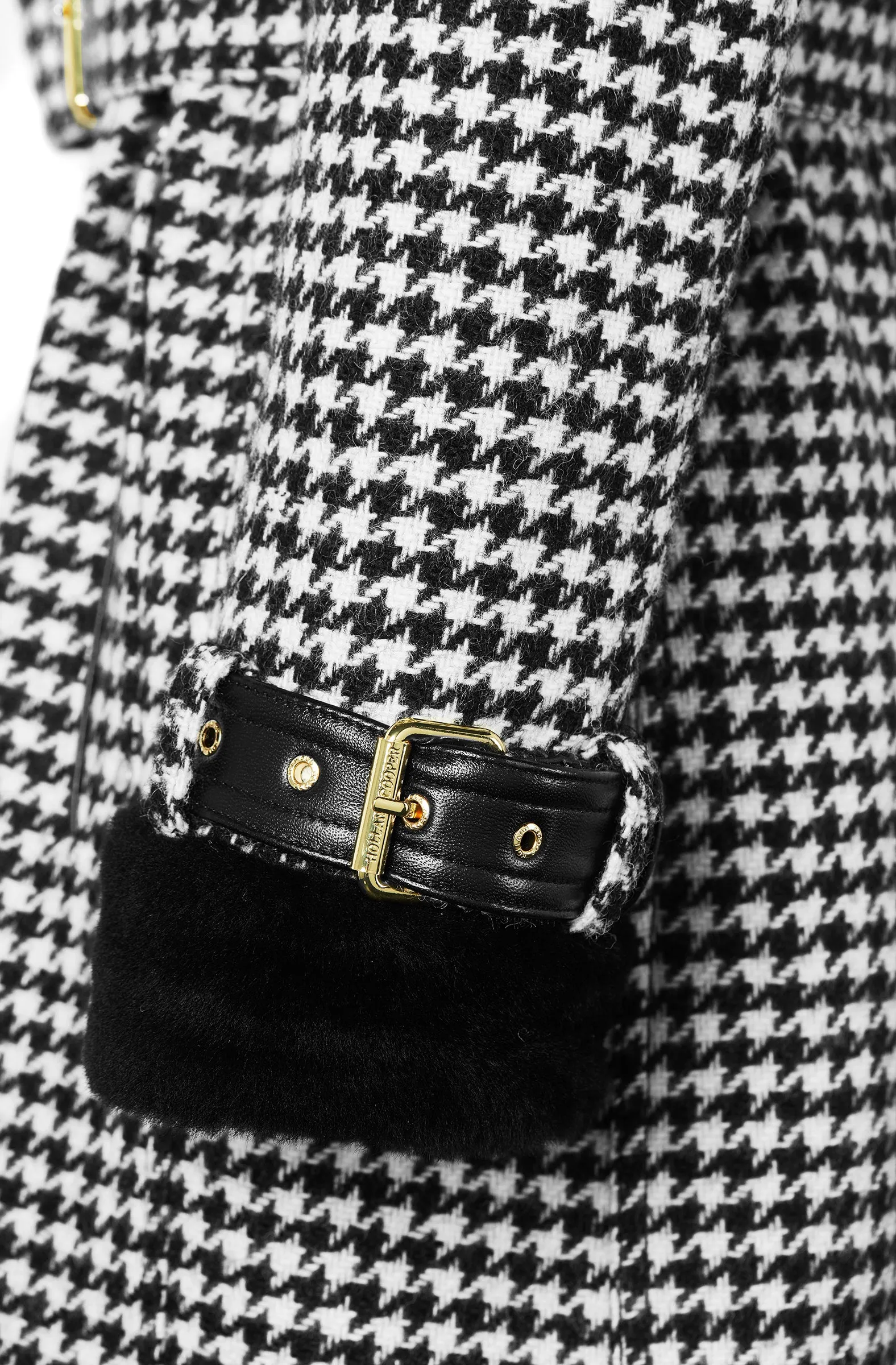 Gold Label Trench (Houndstooth)