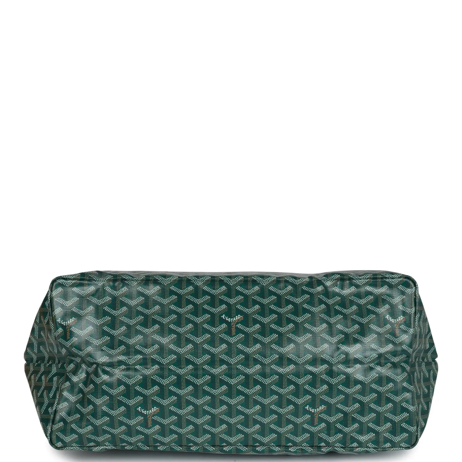 Goyard Goyardine Green St. Louis GM Tote Bag Palladium Hardware