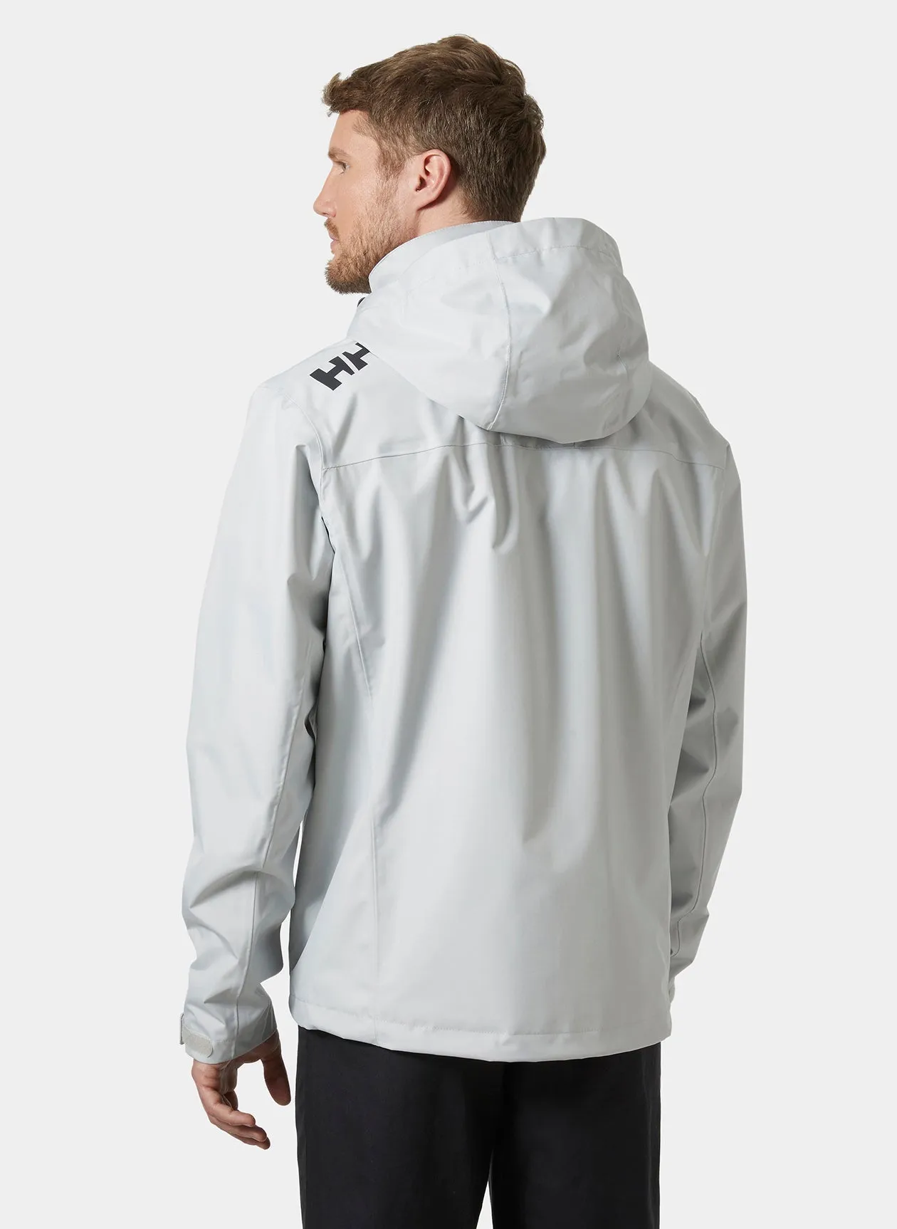 Helly Hansen Crew Hooded Custom Jackets, Grey Fog