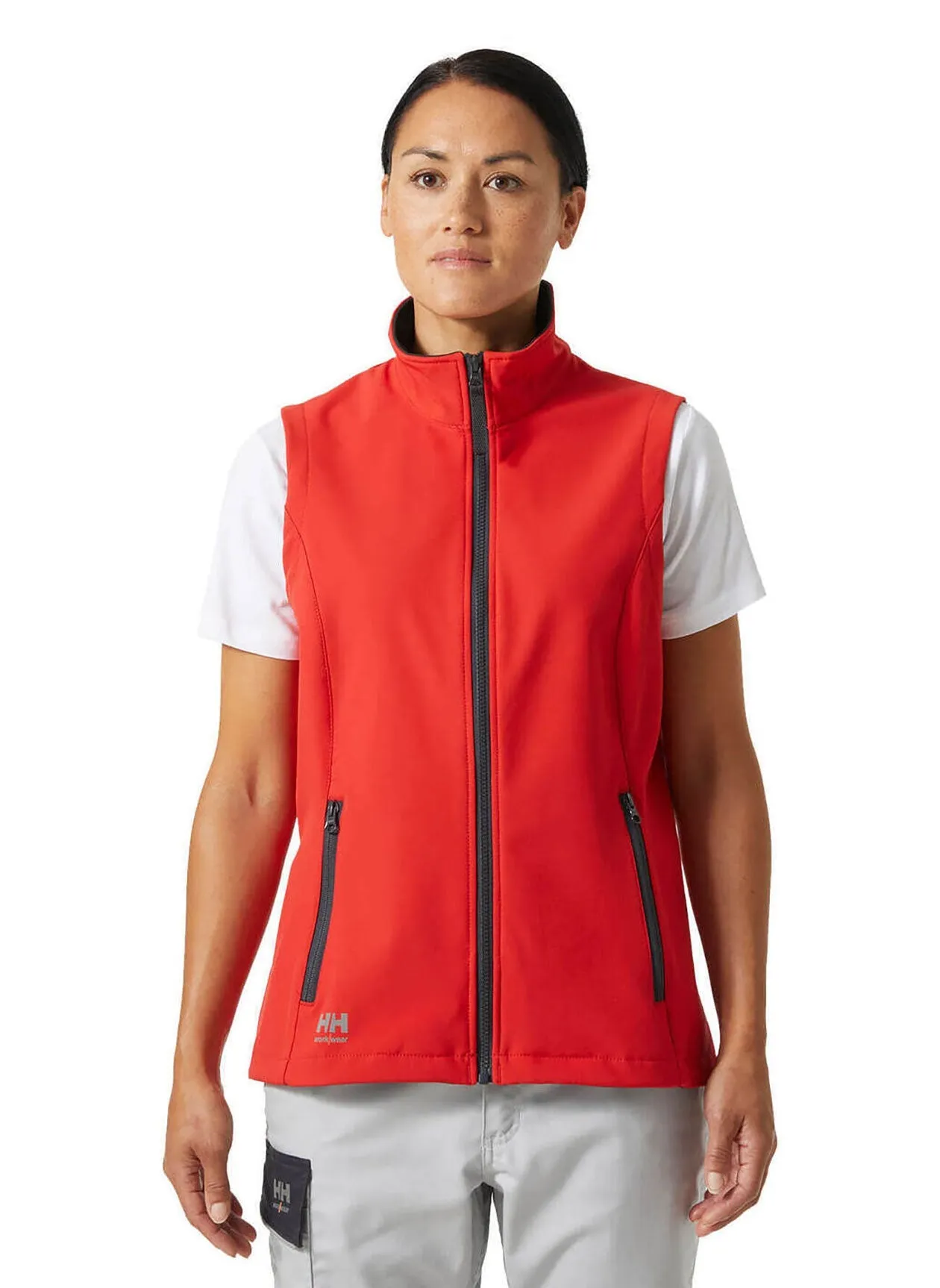 Helly Hansen Women's Manchester Softshell Vests, Alert Red