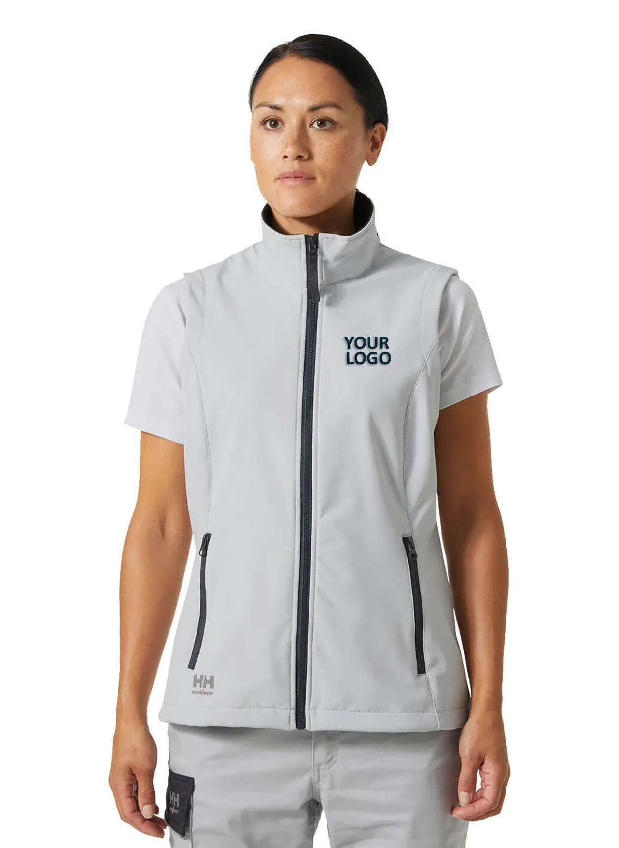 Helly Hansen Women's Manchester Softshell Vests, Grey Fog