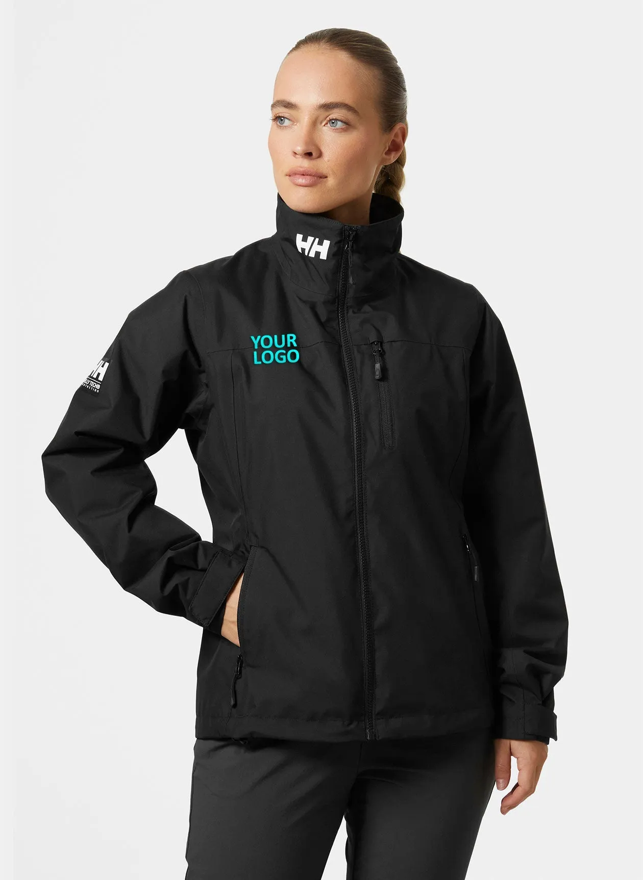 Helly Hansen Women's Midlayer Custom Crew Jackets, Black