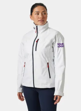 Helly Hansen Women's Midlayer Custom Crew Jackets, White