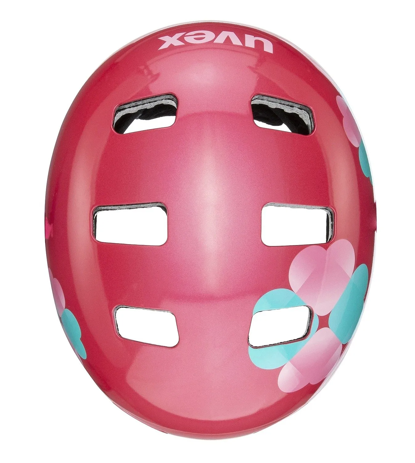 helmet Uvex Kid 3 - Pink Flower - girl´s