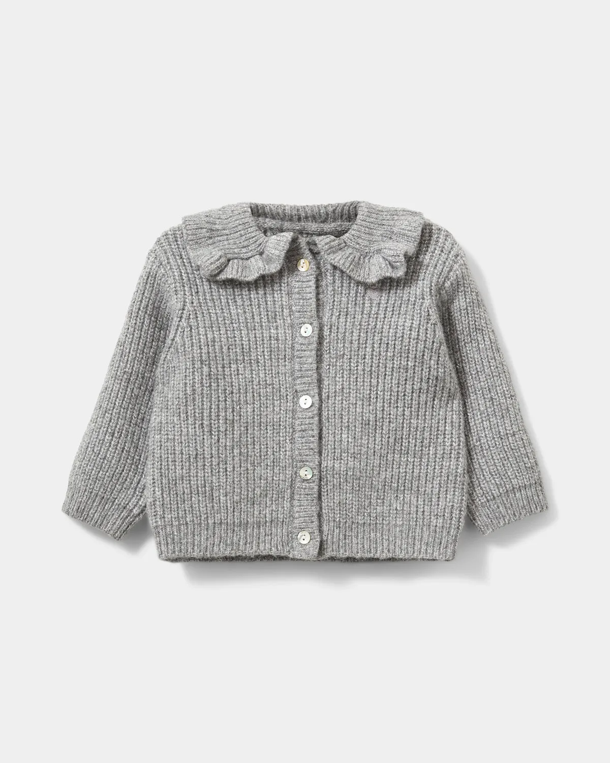 HENNYSB CARDIGAN - Grey melange