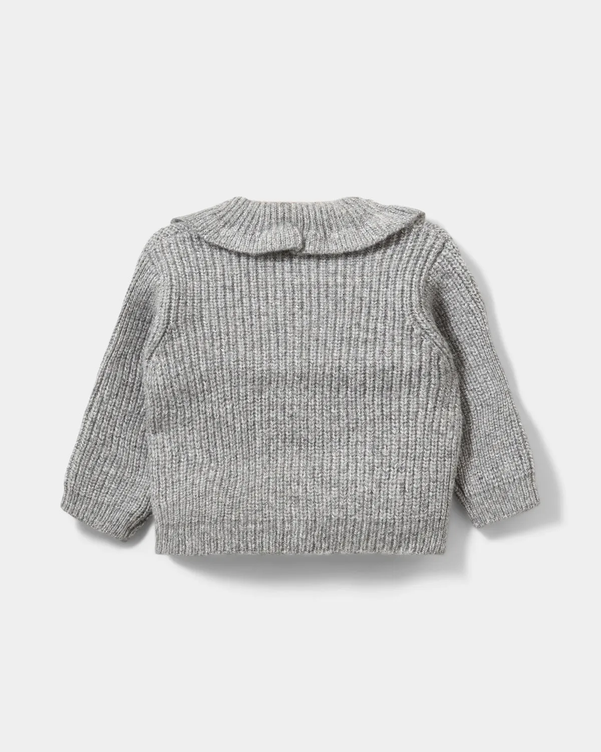 HENNYSB CARDIGAN - Grey melange