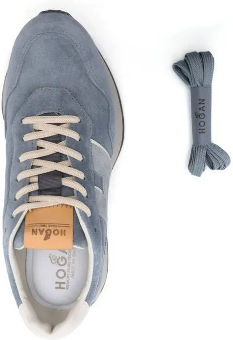 Hogan H641 chunky suede sneakers Blue