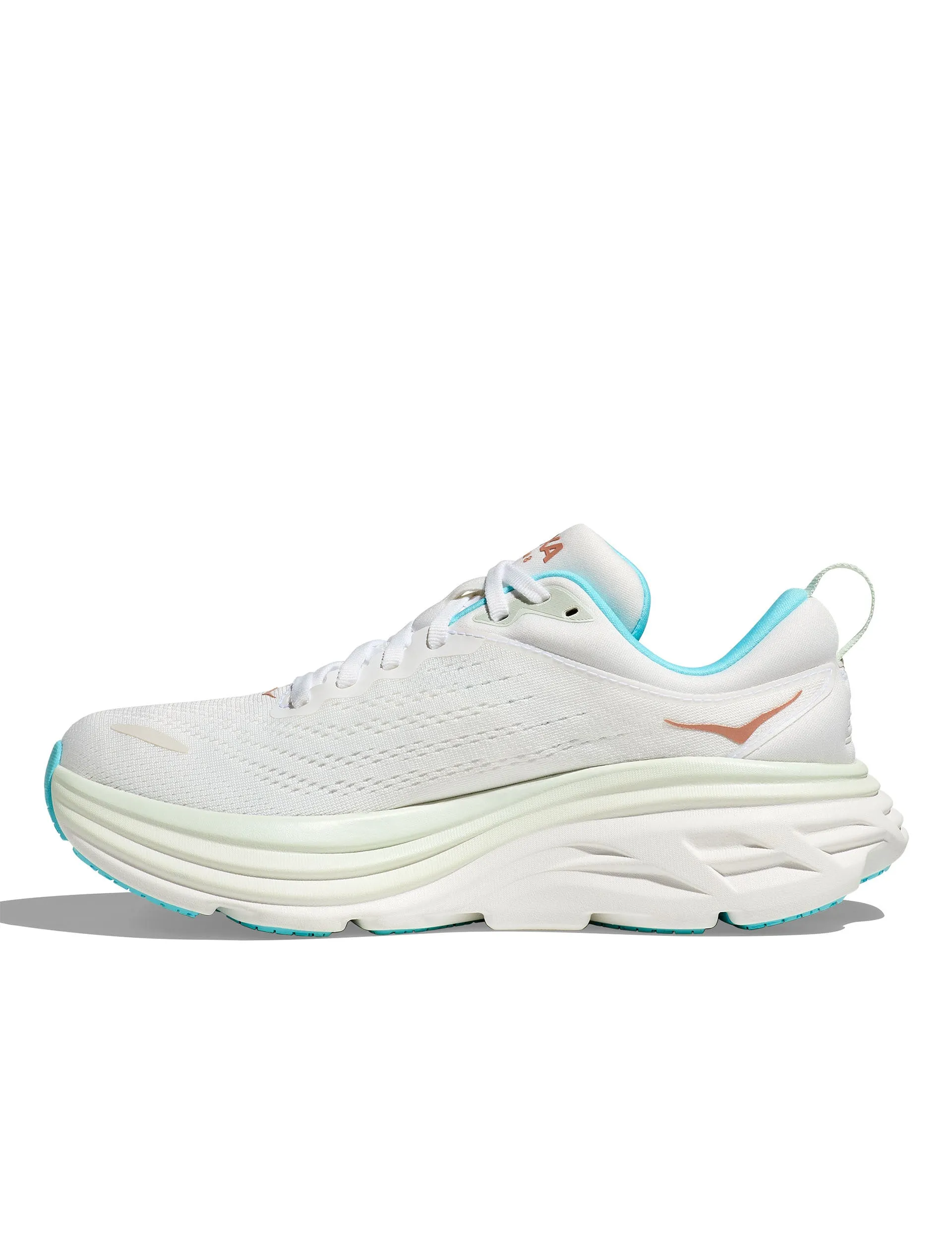 HOKA Bondi 8 - Frost/Rose Gold