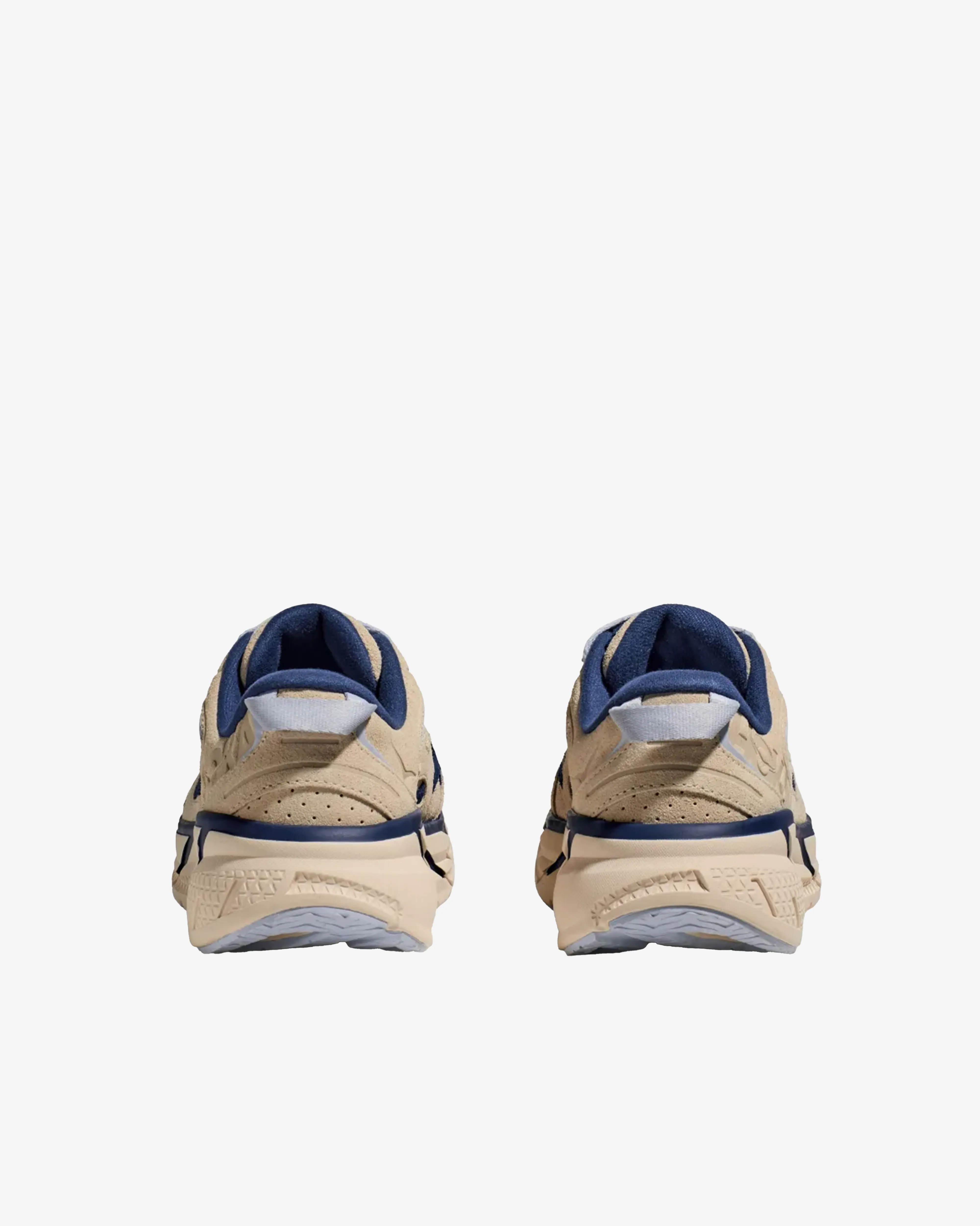 Hoka  Clifton L Suede  Oat Milk / Bellwether Blue 