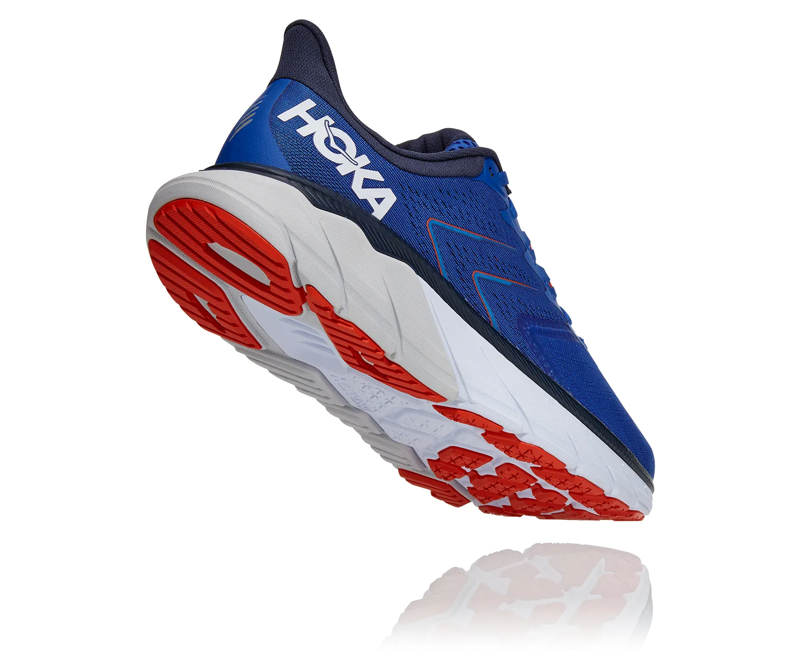 Hoka Mens Arahi 5 ** Medium Width**- Blue/White