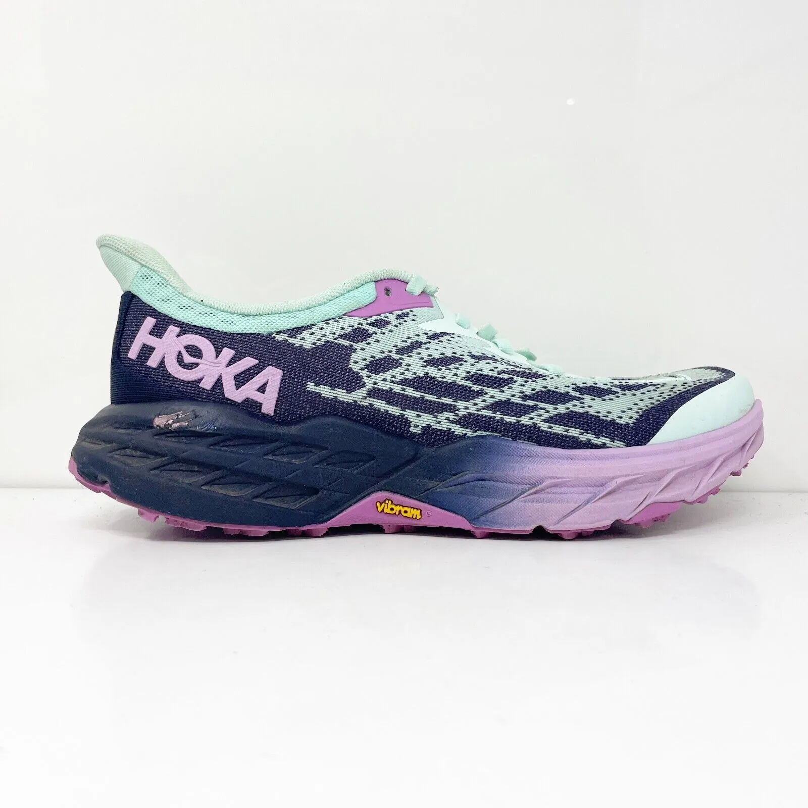 Hoka One One Womens Speedgoat 5 1123158 SONS Gray Running Shoes Sneakers 9.5 B