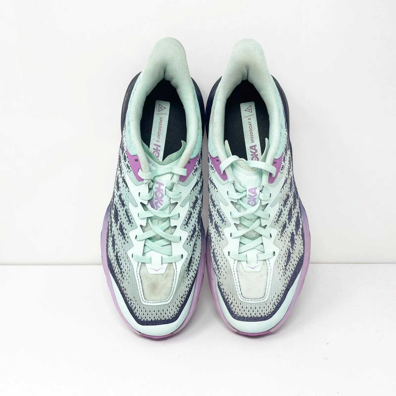 Hoka One One Womens Speedgoat 5 1123158 SONS Gray Running Shoes Sneakers 9.5 B