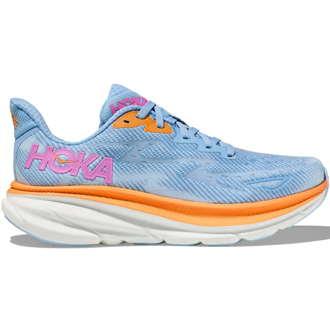 HOKA ONE ONE Women's Clifton 9 - Airy Blue / Ice Water  (Wide Width)