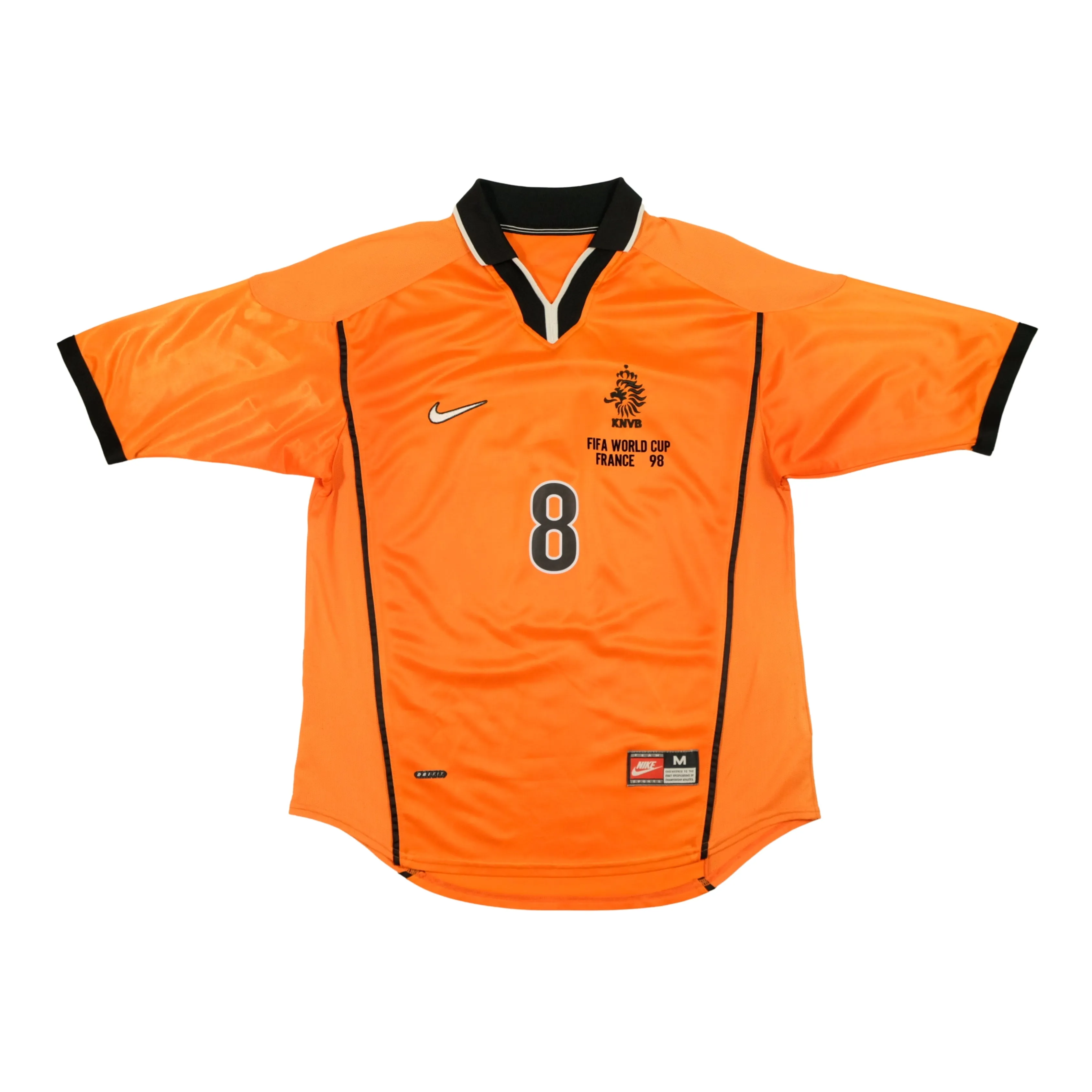 Holland/Netherlands Bergkamp Nike 1998/1999 Original Home Football Shirt Medium/Large