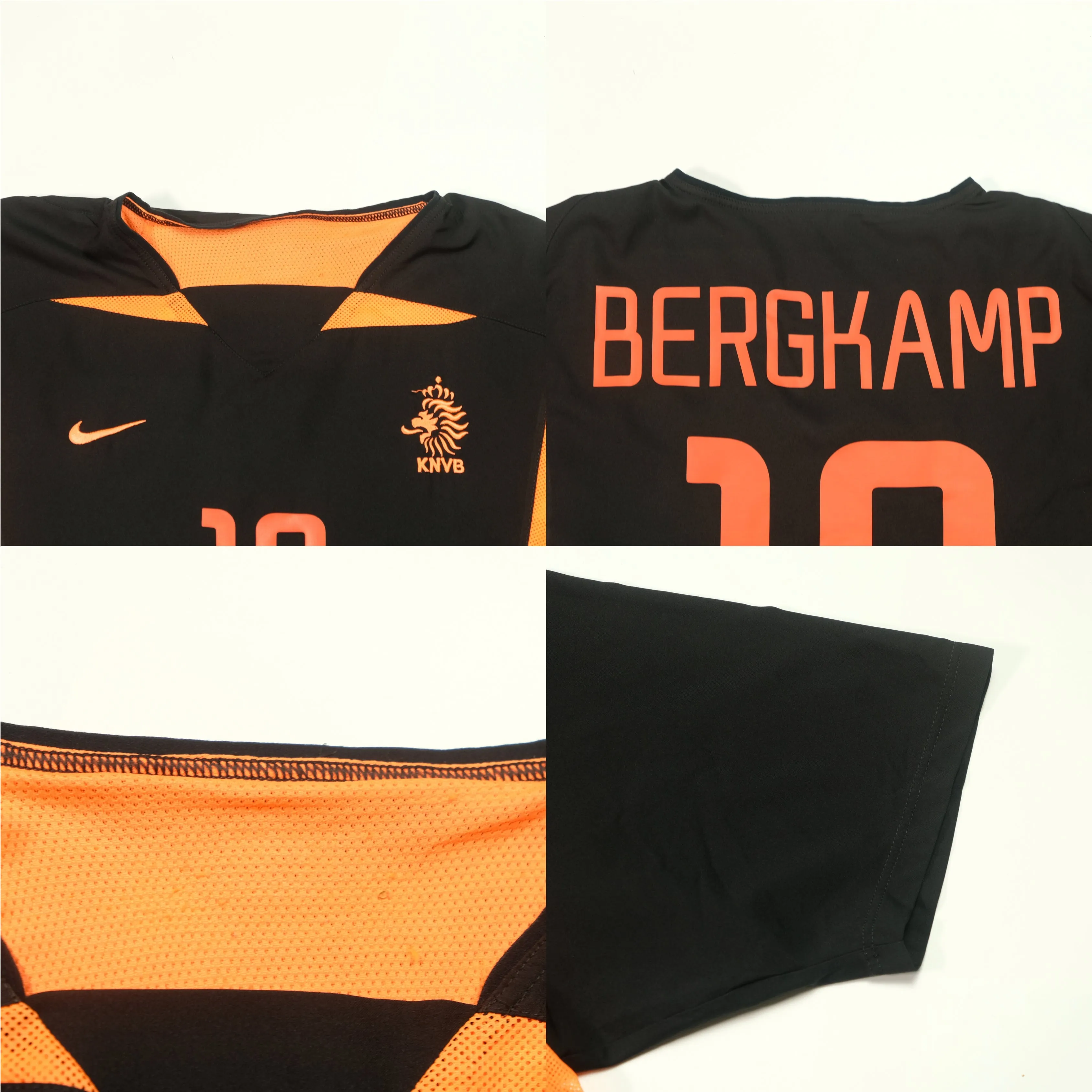 Holland/Netherlands Bergkamp Original Away Football Shirt 2002/2003 Nike (M)