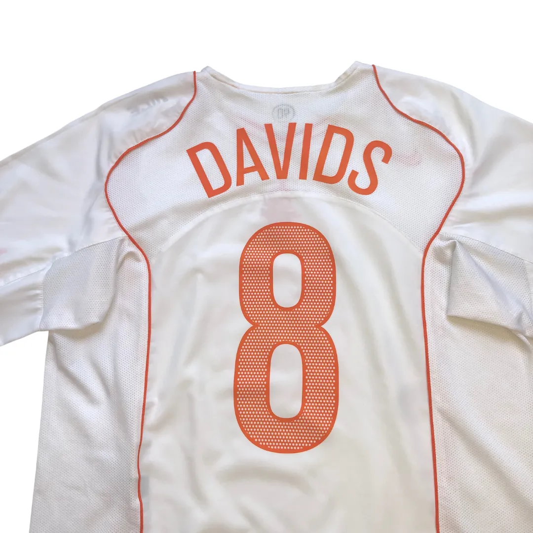 Holland/Netherlands Davids 8 Original Away Football Shirt 2004/2006 Nike Large