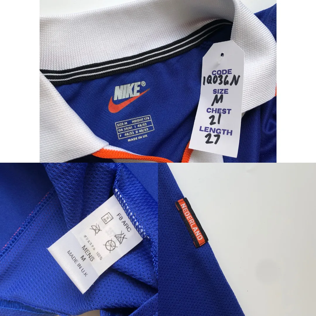Holland/Netherlands Original Away Football Shirt 1998/2000 Nike Medium