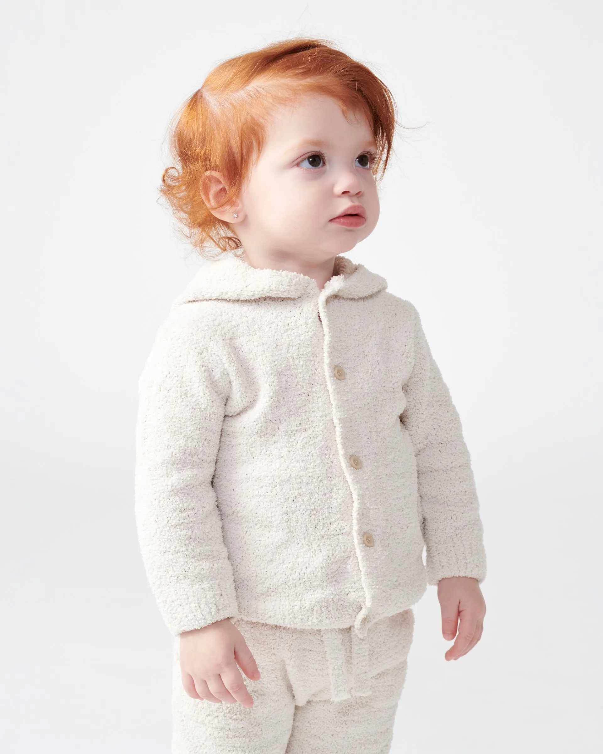 Hooded Cardigan - Fuzzy