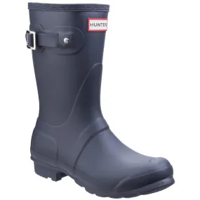 Hunter Original Short Wellington Boots Navy