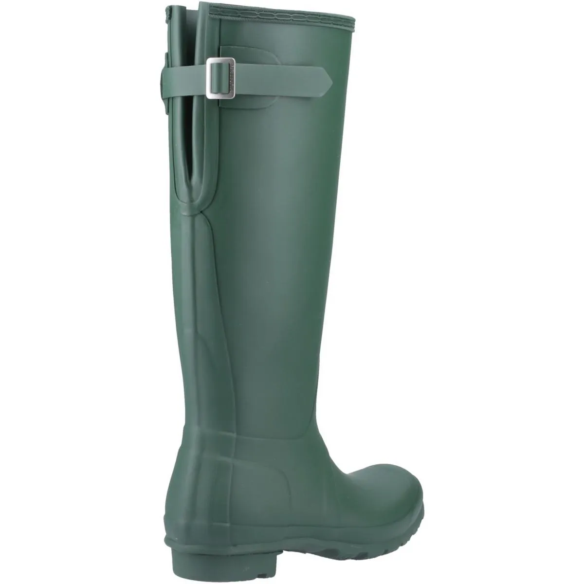 Hunter Original Tall Back Adjustable Wellington Boots Green