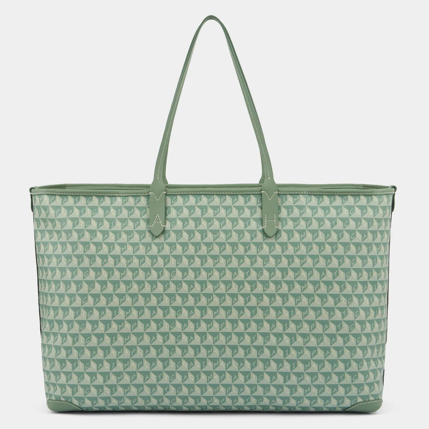 I Am A Plastic Bag Eyes Zipped Tote-              