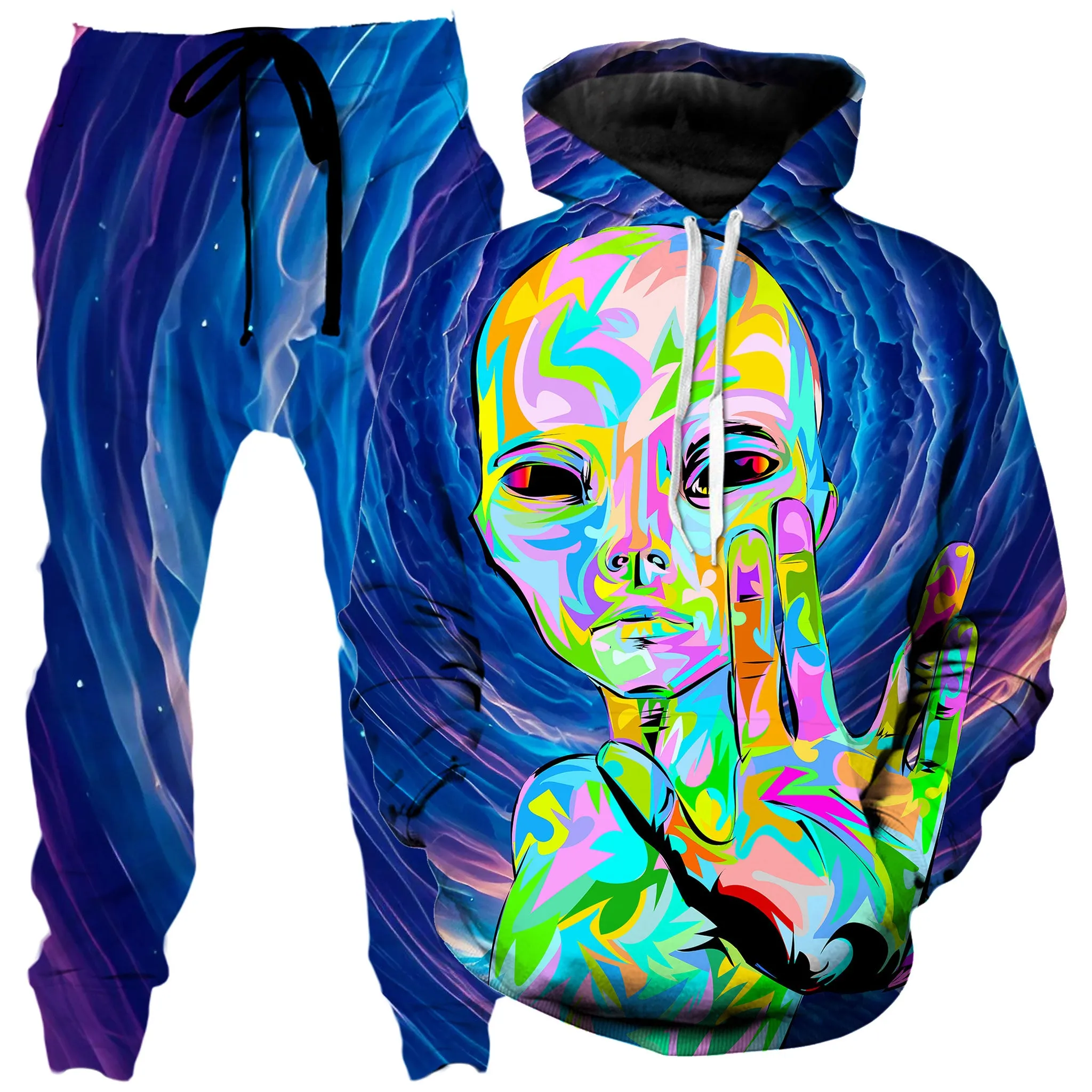 I Come in Peace Hoodie and Joggers Combo