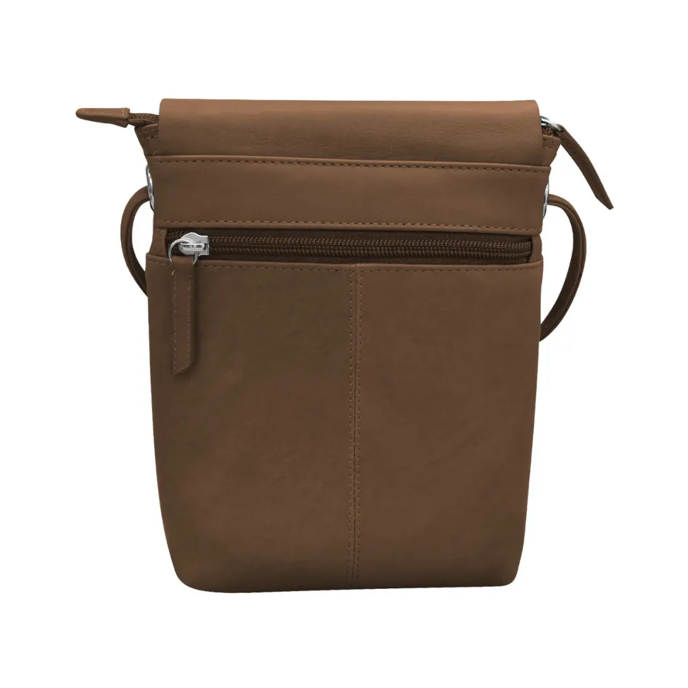 ili New York Small Canada Toffee Crossbody Bag (Women's)