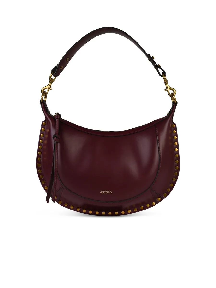 Isabel Marant    Isabel Marant 'Naoko' Burgundy Lear Crossbody Bag
