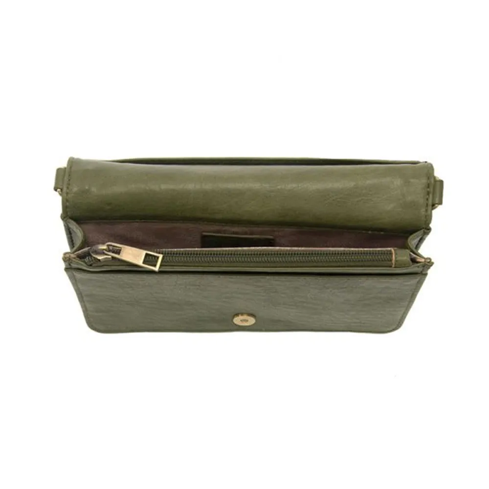JOY SUSAN BILLIE MINI CROSSBODY BAG MOSS