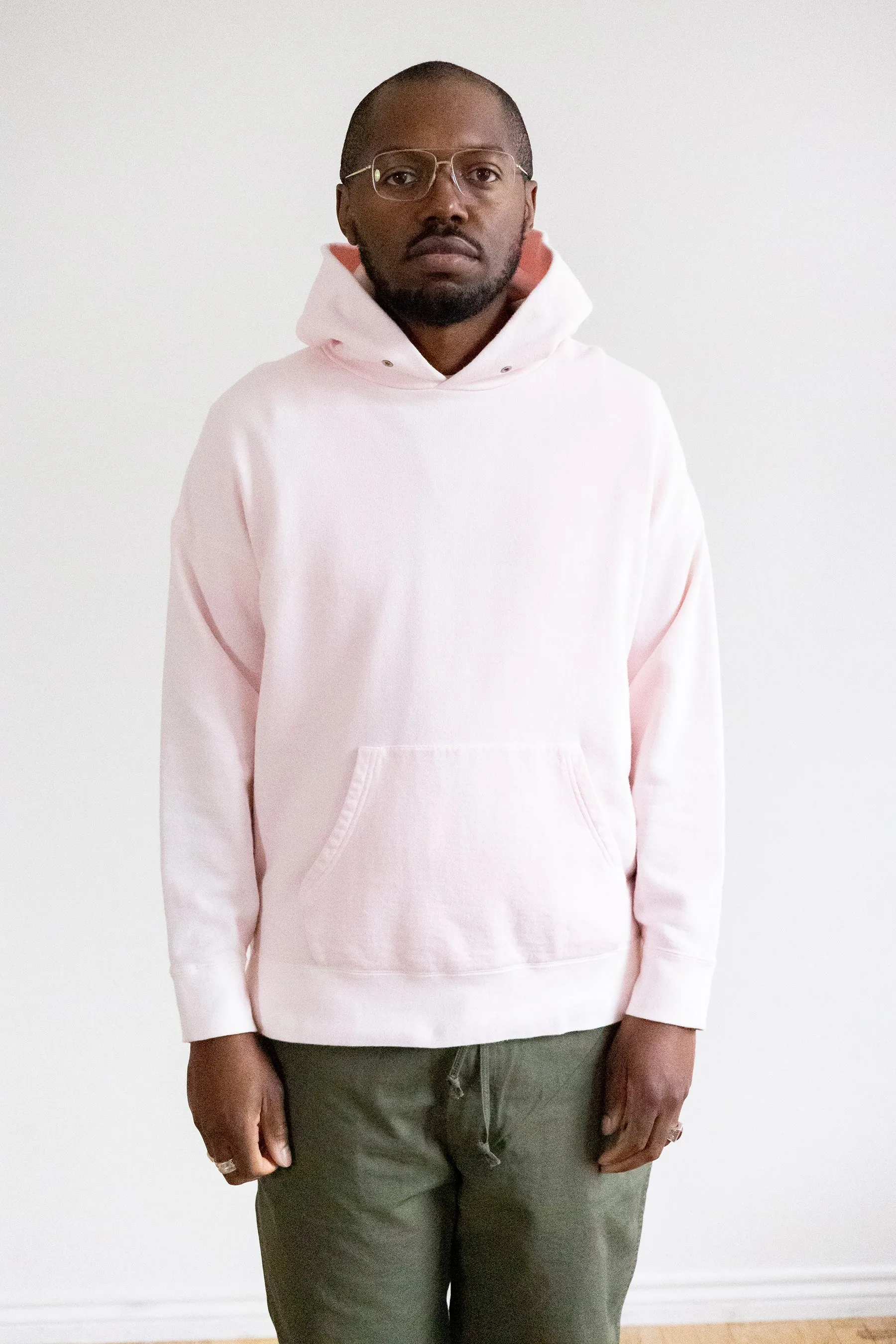 Jumbo Hoodie P.O. Veggie Dye - Pink