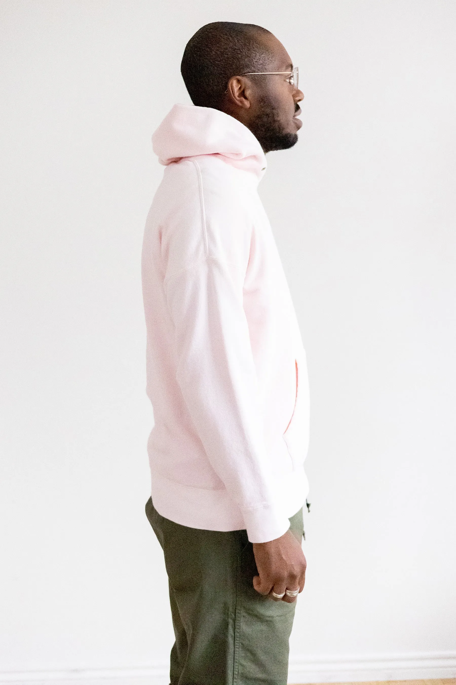 Jumbo Hoodie P.O. Veggie Dye - Pink