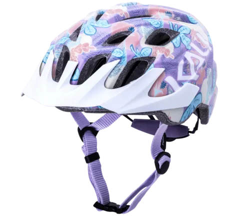 Kali Protectives Chakra MTB Helmet - Youth - Flora Gloss Purple