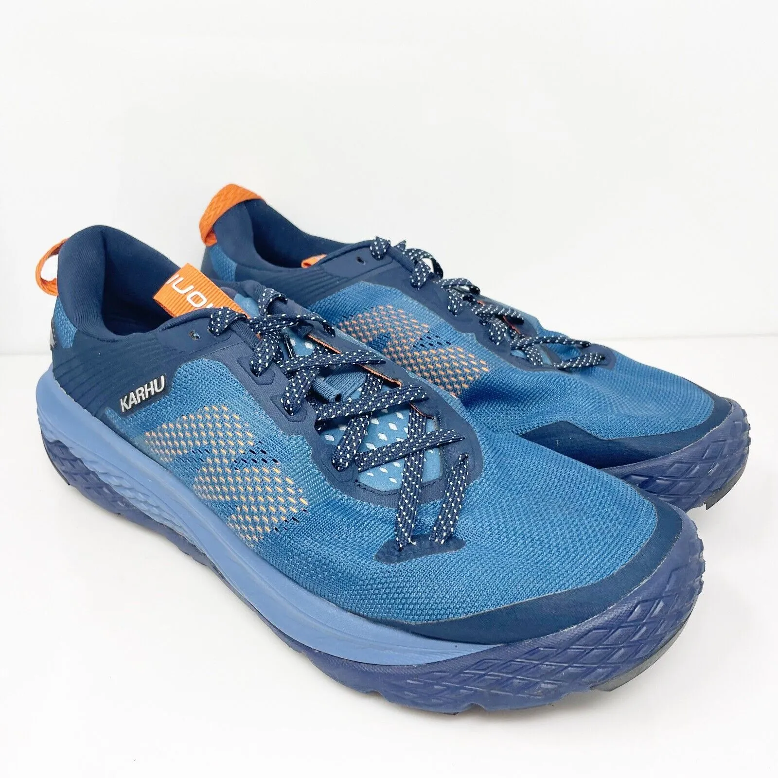 Karhu Mens Ikoni Trail 1.0 WR F100344 Blue Running Shoes Sneakers Size 11