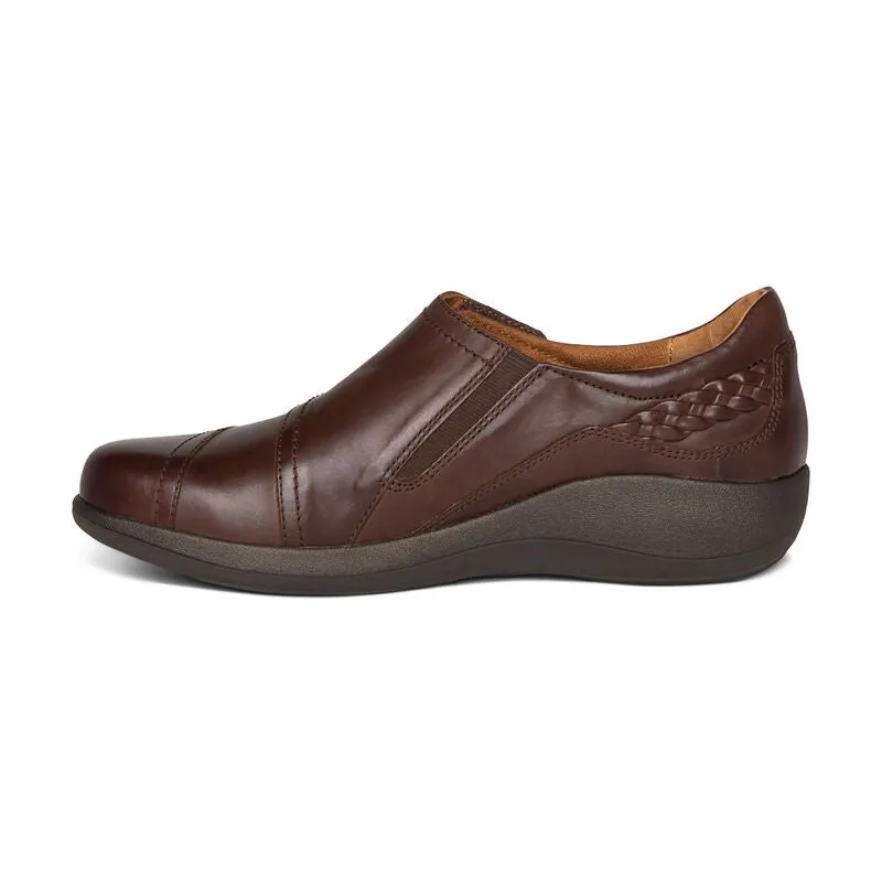  Karina Monk Loafer Wide Width in Brown  